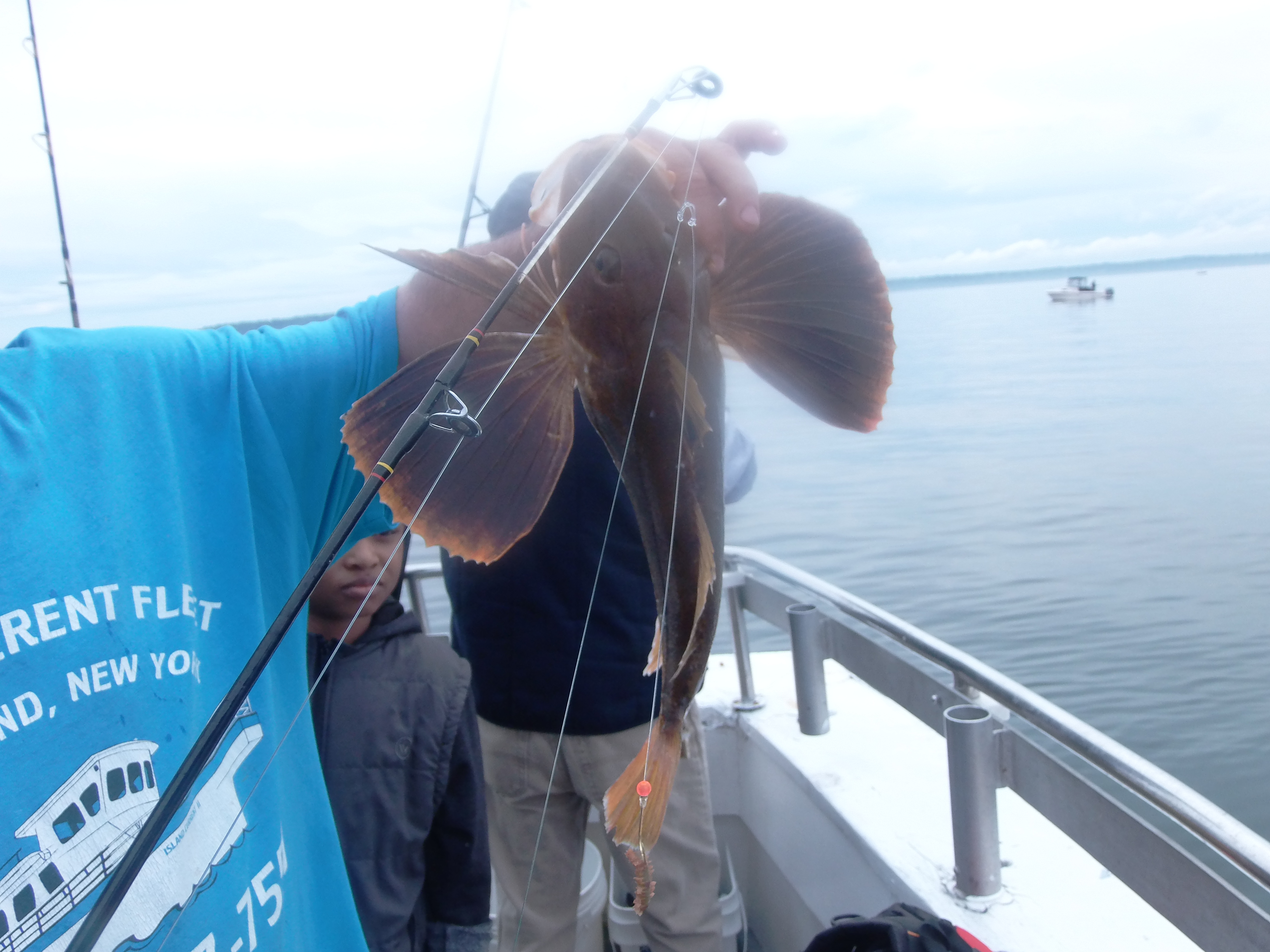 Fishing on Long Island Sound outdoorCLIQUE